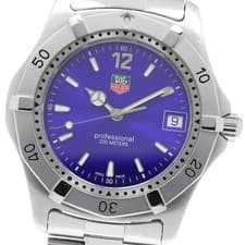 TAG HEUER Professional 200M WK1116-0 Date Blue Dial Quartz Men's Watch_953395