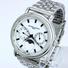 Frederique Constant Moonphase Day-Date Men's Quartz Luxury Dress Japan Limited