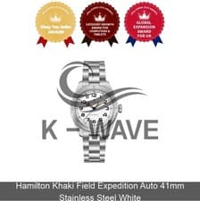 Hamilton Khaki Field Expedition Auto 41mm Stainless Steel White