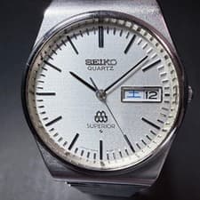 Seiko Superior Twin Quartz 9983-0008 Vintage Watch with Original Band