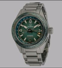 Islander Calabro GMT World Time Automatic Watch with Green Dial #ISL-193