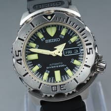 [N MINT] SEIKO Black Monster 7S26-0350 SKX779 Diver 200m Men's AT Watch JP U790
