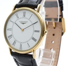 [MINT] Longines Grand Classic L4.637.2 33mm White Dial Quartz Men's Watch Japan