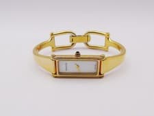 Working Ladies Gucci 1500L Watch - Ladies Gold Plated Elegant Wrtistwatch