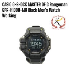Auth CASIO G-SHOCK MASTER OF G Rangeman GPR-H1000-1JR Black Men's Watch Working