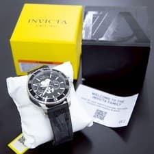 Invicta Snoopy Limited Edition Watch Men Women Black Band Luxury