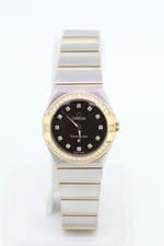 Omega Constellation Stainless/18K Brown Dial Ladies Watch 123.25.27.60.63.001