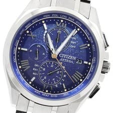 Citizen Attesa DEAR Collection H800-A1CDW01 Men's Watch Blue Titanium