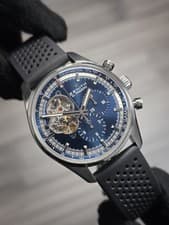 Zenith El Primero Chronomaster Blue 03.20416.4061 Men's Watch Pre Owned W/ B&P