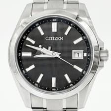 The Citizen Chronomaster AQ1040-53E A010 Eco-Drive Titanium Power Reserve Black