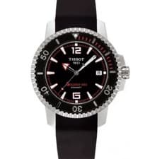 Tissot Seastar 660 Quartz  Black Rubber Men’s Swiss Diver Watch T19.1.491.52