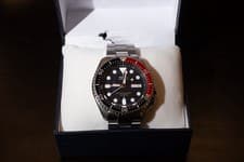 Seiko Diver's 200m Automatic Wristwatch Stainless Steel Rubber Straps Box