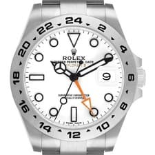 Rolex Explorer II 42 Steel Polar White Dial Mens Watch 216570 Box Card