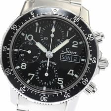 Sinn Pilot Chronograph 103.B.Sa.Auto Automatic Black Dial Bracelet *Oem6670