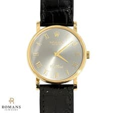 Rolex Cellini 5115/8 32mm 18K Yellow Gold Slate Roman Numeral Dial