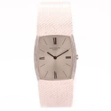 Vintage 26mm Patek Philippe 3528/3 Gondolo Thin Mechanical Wristwatch Swiss 18K