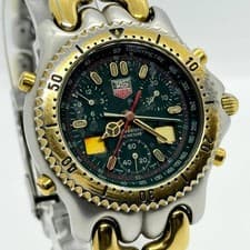 TAG Heuer Watch Professional 200m Cell CG1124-0 Green Quartz Men's No Working