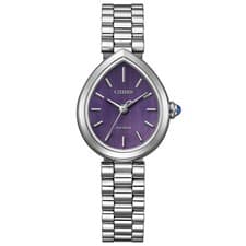 Citizen EM1200-55X RAINELL Quartz Women's Watch Purple Dial Analog From Japan