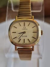 Omega deVille 24mm Ladies Watch. Manual Wind. Gold Plated. Superb Condition.