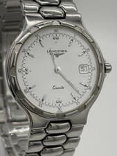 Longines Conquest Quartz Watch 33mm Case White Dial L1 614 4 Mens Luxury Edition