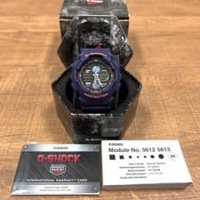 G-SHOCK GA-140 EVA Purple Orange Excellent Condition