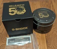 Casio G-SHOCK Baby-G HELLO KITTY 50th Anniversary Watch DW-5600KT24-1JR NEW