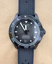 Tissot Seastar Automatic Diver Watch 40mm Mens Wristwatch Rubber Band