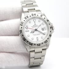 Rolex 16570 Explorer II with White Dial and 3186 Movement