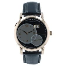 A. Lange & Sohne Grand Lange 1 Black Dial 18k Rose Gold 42mm Manual Mens 115.031