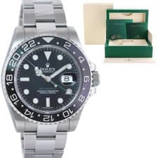 2014 MINT Rolex GMT Master II 116710 LN Steel Ceramic Black 40mm Watch Box