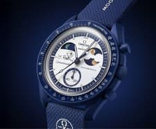 OMEGA x Swatch MoonSwatch Snoopy Mission to Moonphase Blue Watch 2024 New
