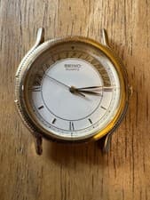 Seiko Chariot Calendar Vintage Watch 90s 7432-6A00