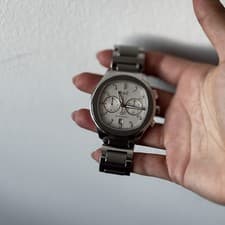 Piaget Polo S Chronograph G0A41004 White  Dial 42mm Steel P11269 Sport Automatic