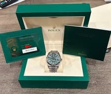 ROLEX 336934 SKYDWELLER WATCH MINT GREEN DIAL JUBILEE