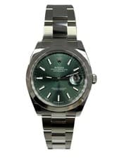 Rolex Datejust 41 Mint Green Dial Stainless Steel Men’s Watch, 126300