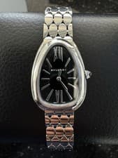 Bvlgari Serpenti Seduttori Staineless  Quartz Watch Black Dial