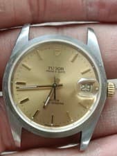 Tudor 74033 Stainless Steel 2824-2 Automatic Movement Watch