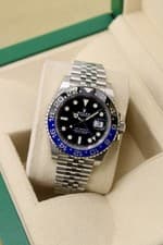 Rolex GMT-Master II 126710BLNR Silver Jubilee Bracelet with Blue and Black Bezel