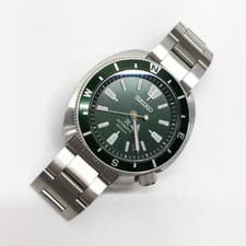 Seiko Prospex Fieldmaster SBDY111 Turtle Watch Silver Green Used From Japan