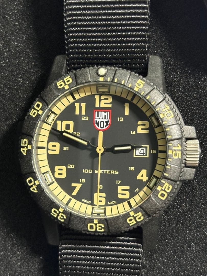 Luminox Leatherback Sea Turtle XS Series Watch Men Black Quartz Used/near new