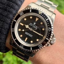 1990 Rolex Submariner 5513 No Date (E-Serial) Automatic Divers Wristwatch