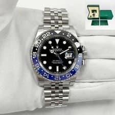 2026 Bnib Rolex GMT-Master II Batgirl 126710BLNR 40MM Black Steel Box Papers