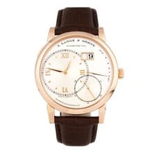 A. Lange & Sohne Grand Lange 1 Rose Gold Silver Dial 41.9mm 115.022
