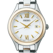 SEIKO Selection SWFH134 Ladies Solar Radio White Dial Round New R8041060