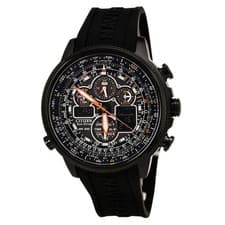 Citizen JY8035-04E Men's Eco-Drive Rubber Strap Chrono Dive Watch