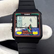 Vintage Casio Digital GS-20 Super Wind Surfing Game Japan Made Men Watch Cal 919