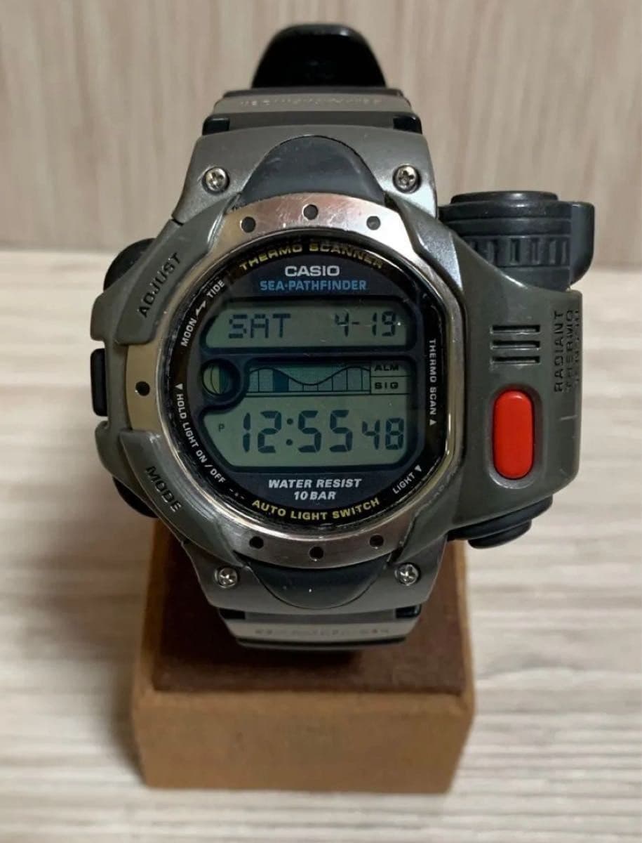 Working CASIO SPF-10 Sea Pathfinder Digital Watch Casio Digital Watch