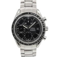 OMEGA Speedmaster Date 3210 50 Chronograph Automatic Black Dial Mens 90322874