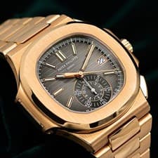 Patek Philippe Nautilus 40.5 mm Black Dial Rose Gold MINT FULL SET 5980/1R-001