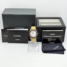 CITIZEN Watch AR5026-05A White Solar Men's Eco-Drive Leather w/Box, Warranty